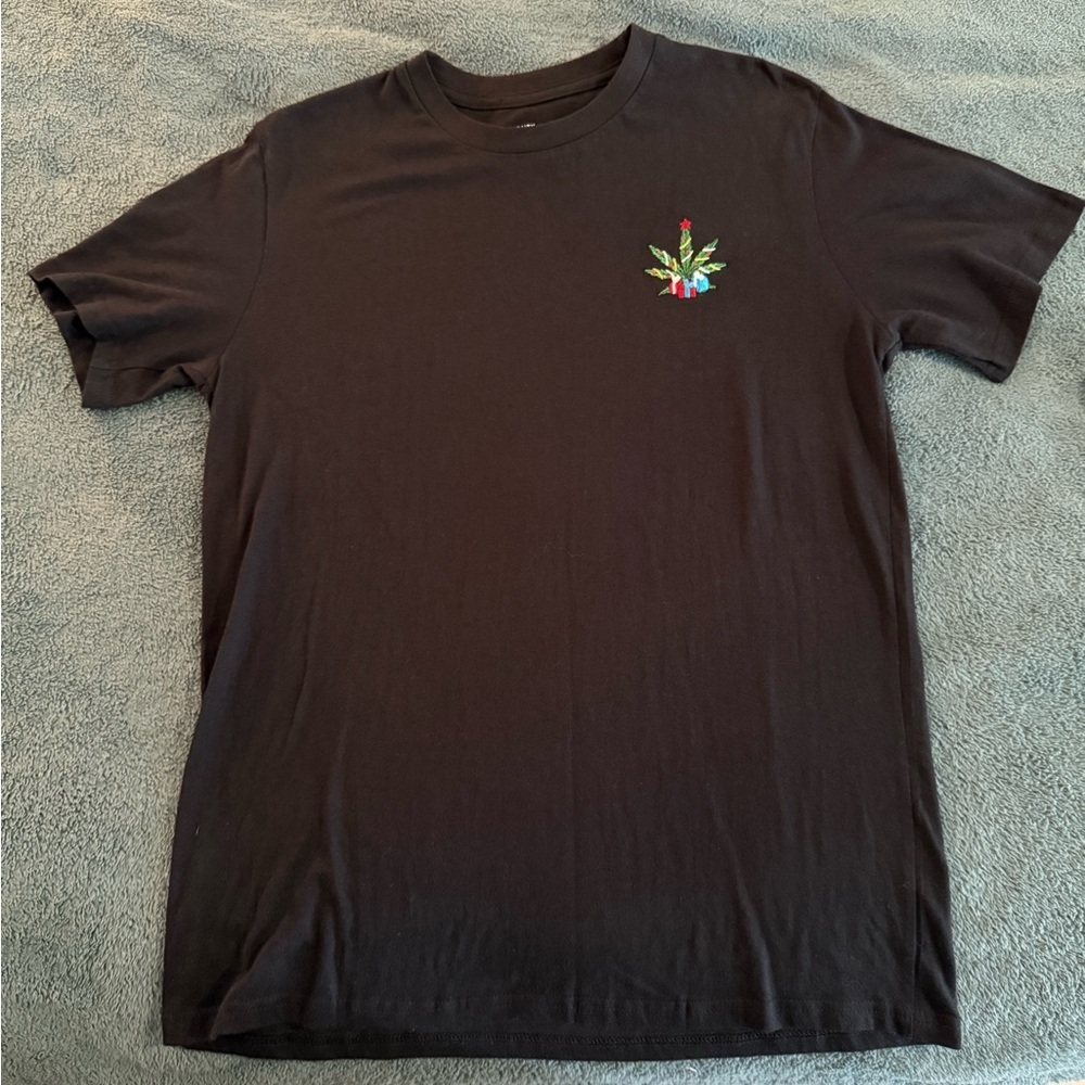 Eighty Eight Dark Tee with Floral Detail